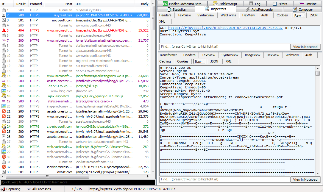 malware analysis traffic